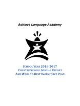 Achieve Language Academy 2016-2017 Annual Report Cover