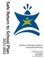Achieve Language Academy Safe Return to School Report Cover