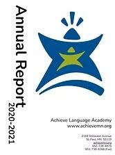 Achieve Language Academy 2020 - 2021 Annual Report (Report Cover)
